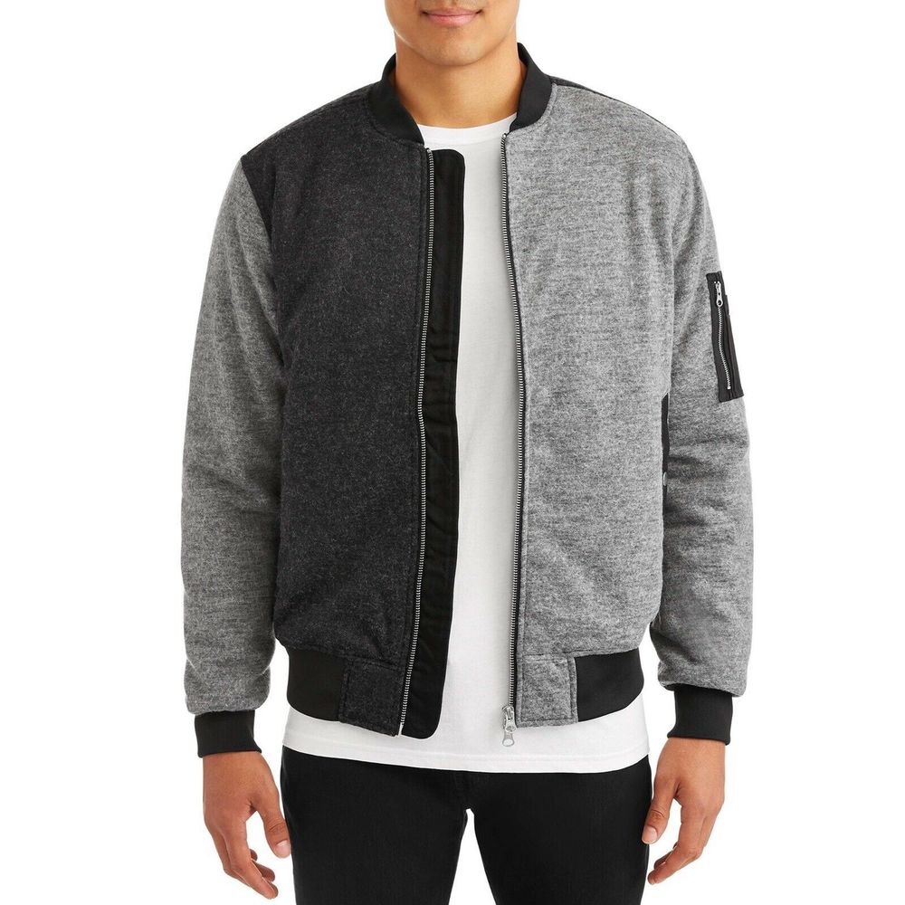 Wesc Bomber Color Blocked Flannel Jacket